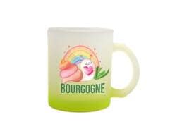 Mug verre souvenir Bourgogne
