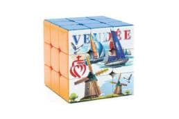 Magic Cube souvenir Vendée avec voiliers, moulins et emblème vendéen