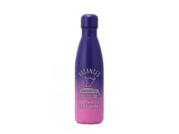 Gourde isotherme bicolore souvenir Landes avec illustration combi et shaka