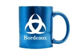 Mug glitter souvenir Bordeaux Gironde avec symbole emblématique de Bordeaux