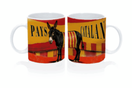 Mug standard souvenir Pays Catalan avec âne catalan
