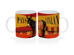 Mug standard souvenir Pays Catalan avec âne catalan