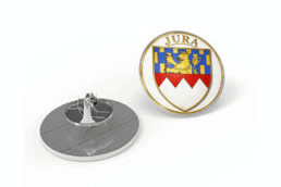 Pin's métal souvenir Jura représentant le blason officiel