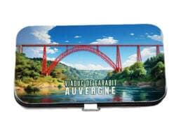 Set couture souvenir Viaduc de Garabit illustré du célèbre pont