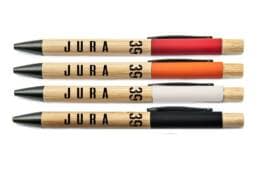 Stylo bambou souvenir Jura avec inscription Jura 39