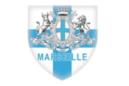 Magnet blason souvenir Marseille représentant les armoiries officielles de la ville