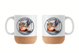 Mug base liège souvenir Toulouse illustré sur le thème de l'espace