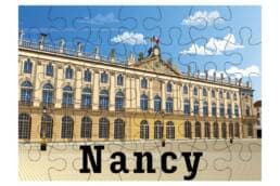 Puzzle 100 pièces souvenir Nancy représentant la place Stanislas