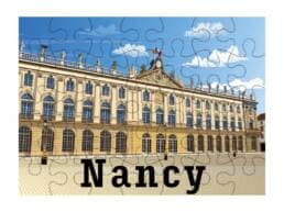 Puzzle 100 pièces souvenir Nancy représentant la place Stanislas