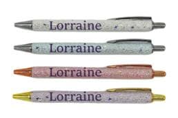Stylo paillettes souvenir Lorraine