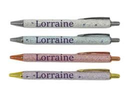Stylo paillettes souvenir Lorraine
